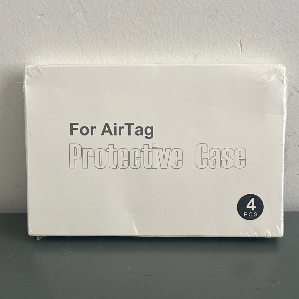 Protective Case for AirTag - White Box (4 pcs)